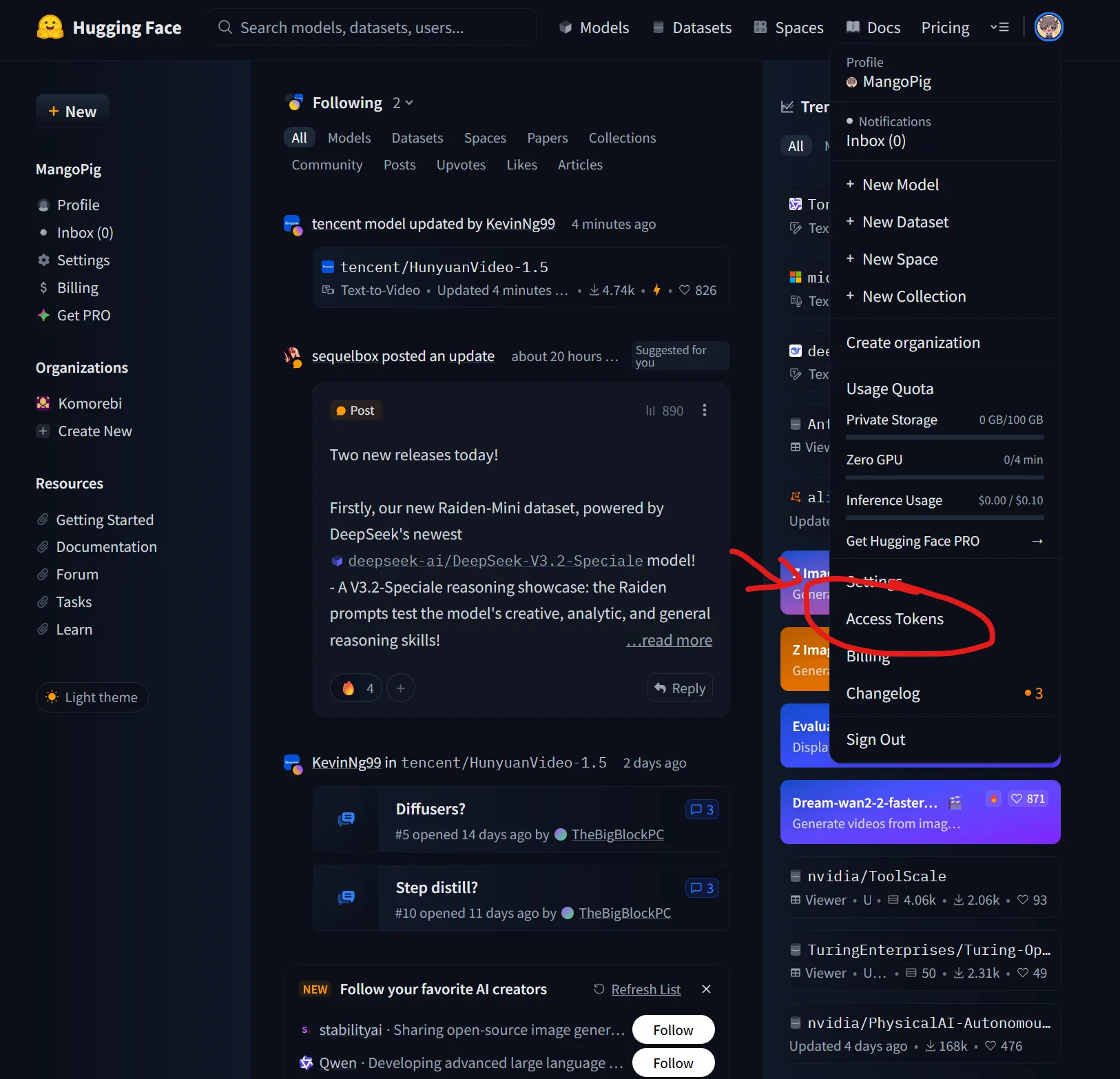 Hugging Face Access Token